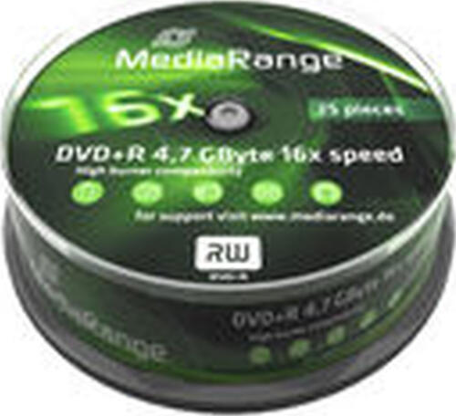 MediaRange MR404 4,7 GB DVD+R 25 Stück(e)