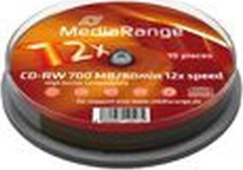 MediaRange MR235 CD-Rohling CD-RW 700 MB 10 Stück(e)