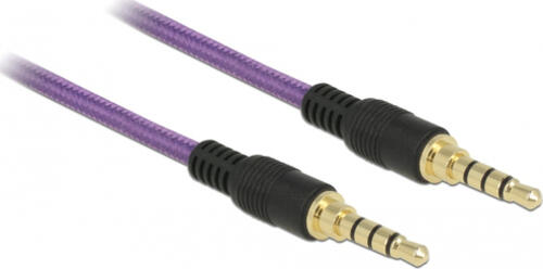 DeLOCK 85593 Audio-Kabel 0,5 m 3.5mm Violett