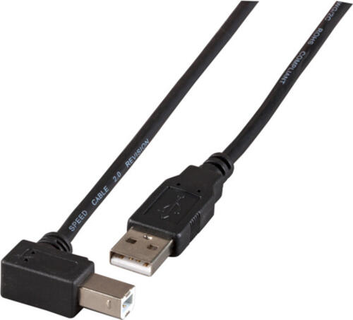 EFB Elektronik K5260SW.1,8 USB Kabel 1,8 m USB 2.0 USB A USB B Schwarz
