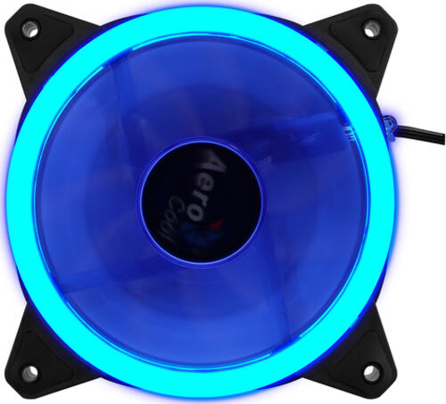 Aerocool Rev Blue Computergehäuse Ventilator 12 cm Schwarz