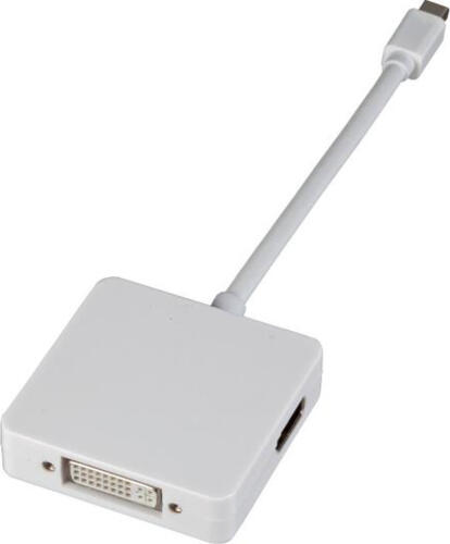 EFB Elektronik EB986 Videokabel-Adapter 0,15 m Mini DisplayPort DisplayPort + DVI + HDMI Weiß