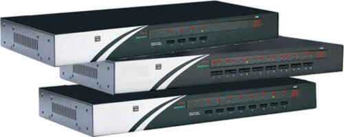 EFB Elektronik EB862V2 Tastatur/Video/Maus (KVM)-Switch Rack-Einbau Schwarz