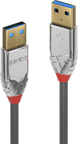 Lindy 36626 USB Kabel 1 m USB 3.2 Gen 1 (3.1 Gen 1) USB A Grau