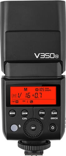 Godox V350N Kamerablitz Kompaktes Blitzlicht Schwarz