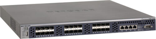 Netgear ProSAFE M7300 Aggregation Rackmount 10G Managed Stack Switch, 4x RJ-45/SFP+, 20x SFP+, Backplane: 480Gb/s