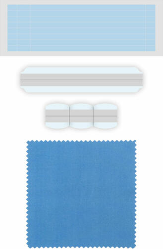 DICOTA D30194 selbstklebendes Etikett Rechteck Transparent