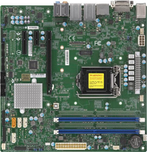 Supermicro X11SCQ-L Intel H310 LGA 1151 (Socket H4) micro ATX