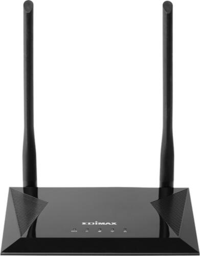Edimax N300 WLAN-Router Schnelles Ethernet Einzelband (2,4GHz) Schwarz