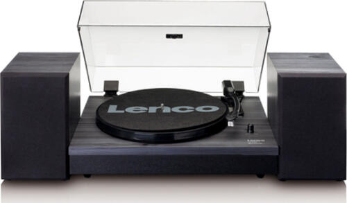 Lenco LS-300 Audio-Plattenspieler mit Riemenantrieb Schwarz