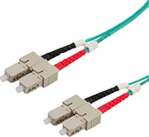 ROLINE LLWL Cable 50/125m OM3 SC/SC 10m InfiniBand/fibre optic cable Grün