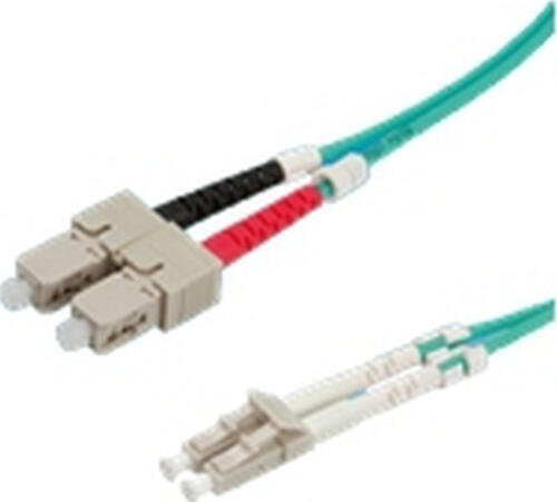 ROLINE LWL Cable 50/125m OM3 SC/LC 3m InfiniBand/fibre optic cable Grün