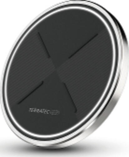 Terratec ChargeAIR dot! Smartphone Schwarz, Silber Gleichstrom Kabelloses Aufladen Schnellladung Indoor