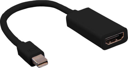 VALUE 12.99.3130 Videokabel-Adapter 0,15 m Mini DisplayPort HDMI Typ A (Standard) Schwarz