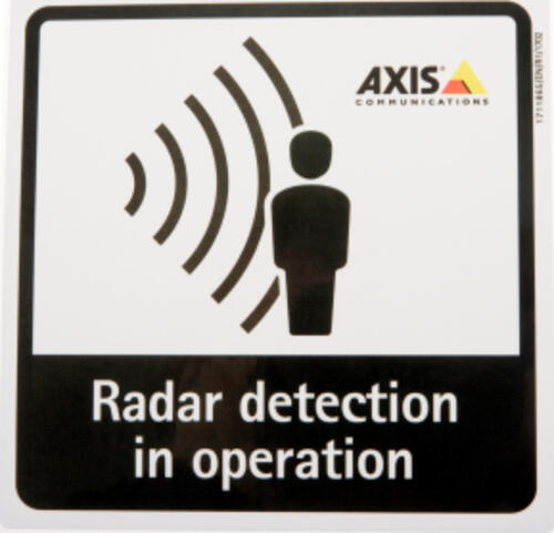 Axis 01551-001 Sicherheitszeichen Plattensicherheitsschild 10 Stück(e)