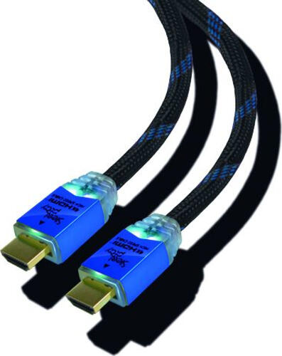 Steelplay JVAPS400039 HDMI-Kabel 2 m HDMI Typ A (Standard) Schwarz, Blau