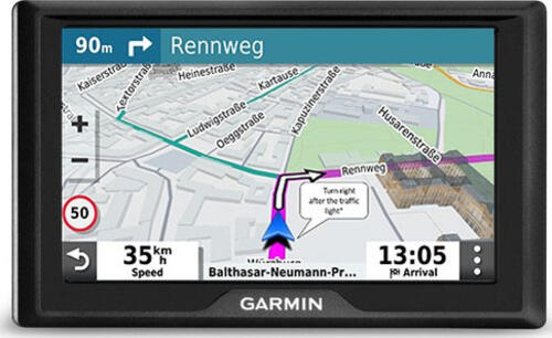 Garmin Drive 52 & Live Traffic Navigationssystem Tragbar / Fixiert 12,7 cm (5 Zoll) TFT Touchscreen 170,8 g Schwarz