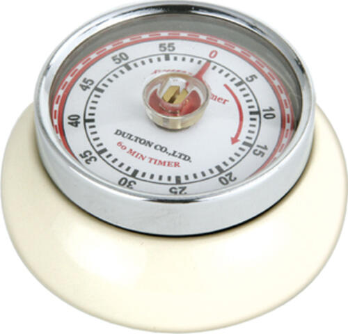 Zassenhaus Speed Mechanical kitchen timer Cream