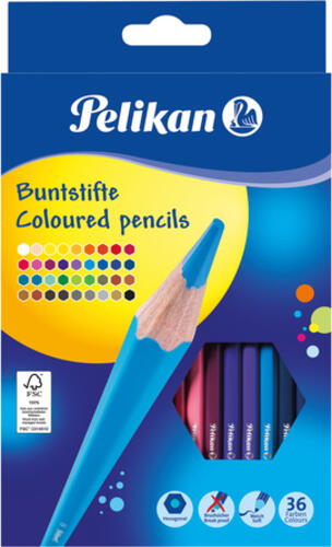 Pelikan 700139 Buntstift Mehrfarbig 36 Stück(e)