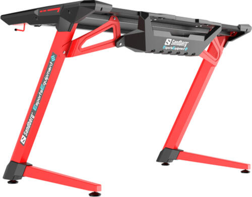 Sandberg Fighter Gaming Desk 2, Red