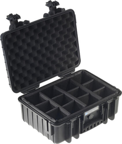 B&W 4000/B/RPD Ausrüstungstasche/-koffer Aktentasche/klassischer Koffer Schwarz