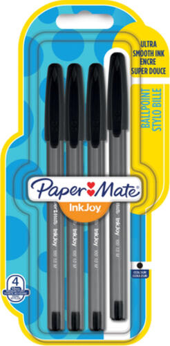Papermate InkJoy 100 ST Schwarz Stick-Kugelschreiber Medium 4 Stück(e)