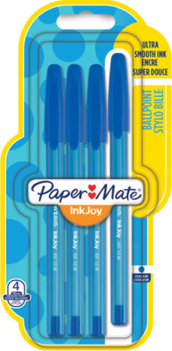 Papermate InkJoy 100 ST Blau Stick-Kugelschreiber Medium 4 Stück(e)