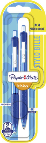 Papermate InkJoy 300 RT Blau Clip-on-Einziehkugelschreiber Medium 2 Stück(e)