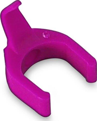 PatchSee Kabel Clip Farbe Pink, Set 50 Stück