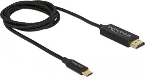DeLOCK 84904 Videokabel-Adapter 1 m USB Typ-C HDMI Schwarz