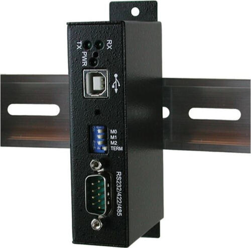 EXSYS 15.06.3063 Serieller Konverter/Repeater/Isolator USB 2.0 RS-232/422/485 Schwarz