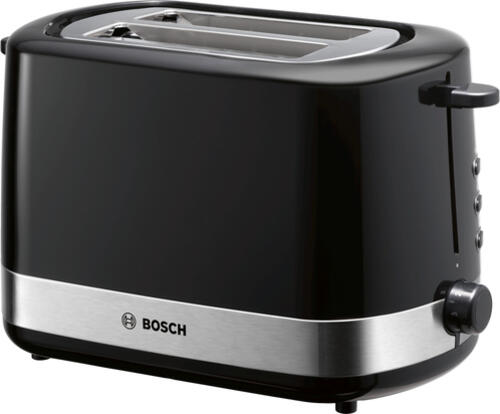 Bosch TAT7403 Toaster 2 Scheibe(n) 800 W Schwarz, Edelstahl