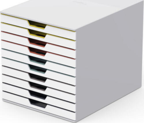 Durable VARICOLOR Mix 10 Dateiablagebox Kunststoff Mehrfarbig, Weiß