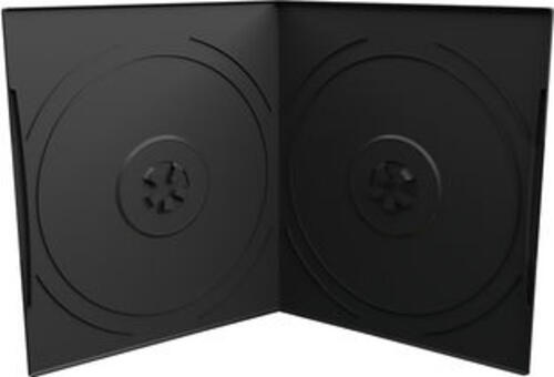 MediaRange BOX10-2 CD-Hülle DVD-Hülle 2 Disks Schwarz