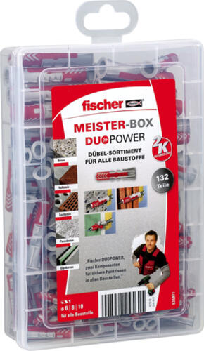 Fischer Meister-Box DUOPOWER 132 Stück(e) Spreizdübel