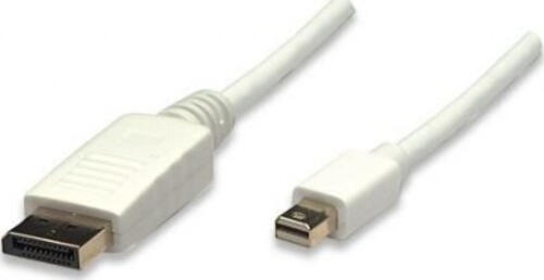 Techly ICOC-MDP-020 DisplayPort-Kabel 2 m Mini DisplayPort Weiß