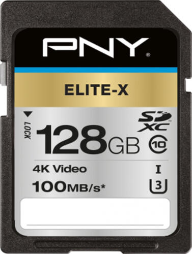 PNY Elite-X 128 GB SDXC UHS-I Klasse 10