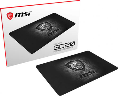 MSI Agility GD20 Gaming-Mauspad Schwarz, Grau