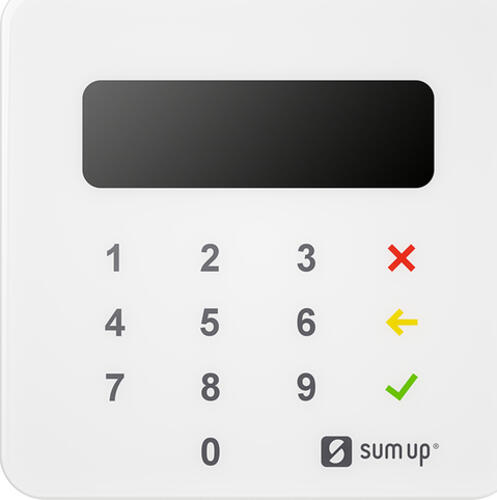 SumUp Air Smart-Card-Lesegerät Drinnen/Draußen Bluetooth Weiß