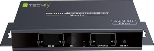 Techly IDATA-HDMI-MX393R Audio-/Video-Leistungsverstärker AV-Receiver Schwarz