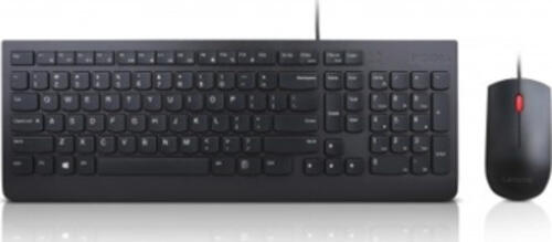 Lenovo 4X30L79928 Tastatur Maus enthalten USB QWERTY Estnisch Schwarz