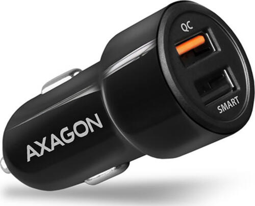 Axagon PWC-QC5 Ladegerät für Mobilgeräte Smartphone, Tablet Schwarz Zigarettenanzünder Schnellladung Auto