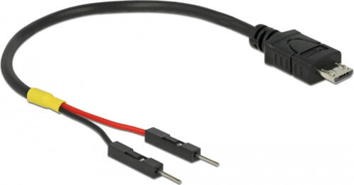 DeLOCK 85406 USB Kabel 0,1 m Micro-USB B Schwarz