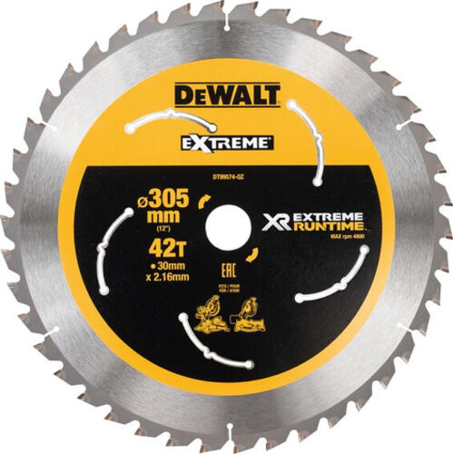 DeWALT DT99574-QZ circular saw blade 30.5 cm 1 pc(s)