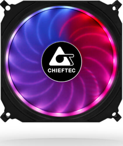 Chieftec CF-1225RGB Computerkühlsystem Computergehäuse Ventilator 12 cm Schwarz