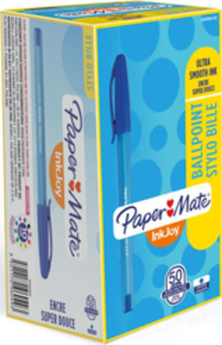 Papermate InkJoy 100ST Blau Stick-Kugelschreiber Ultrafein 50 Stück(e)