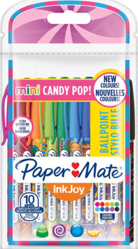 Papermate InkJoy Mini ST Mehrfarbig Stick-Kugelschreiber Medium 10 Stück(e)