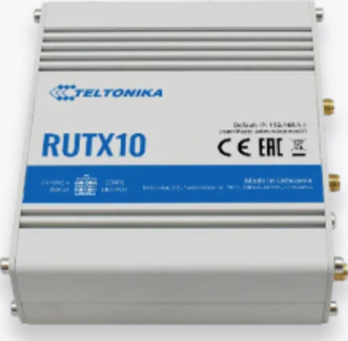 Teltonika RUTX10 WLAN-Router Gigabit Ethernet Dual-Band (2,4 GHz/5 GHz) Weiß