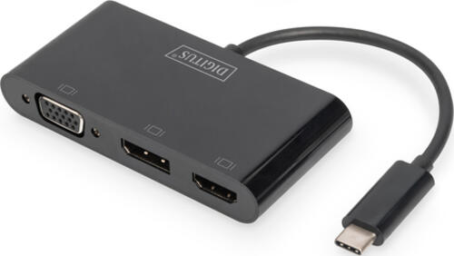 Digitus USB-C 3in1 Triple Monitor Adapter (HDMI, DP, VGA)