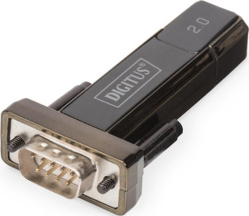 DIGITUS USB2.0 Seriell-Adapter DSUB 9M inkl. USB A Kabel 80cm